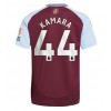 Aston Villa Boubacar Kamara #44 Hemmatröja 2024-25 Korta ärmar